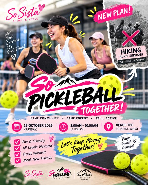 So Sista X So Pickleball poster